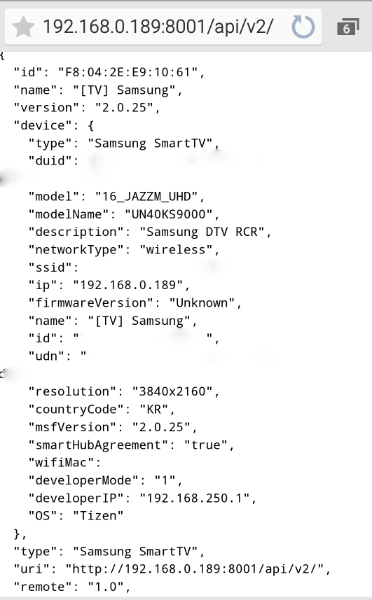 TV devices · Development Documentation