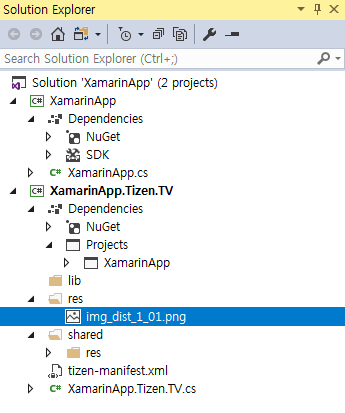 Figure 4. Resource file in Visual Studio Solution Explorer