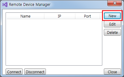 Figure 9. Remote Device Manager