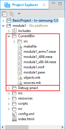 Figure 2. Build results