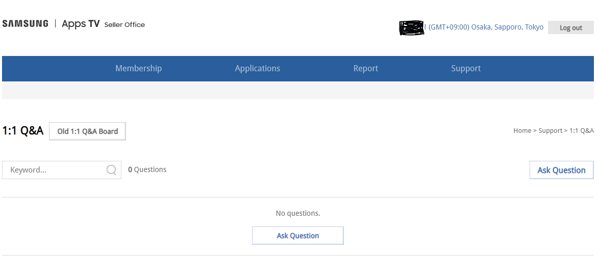 Figure 1: Click Ask Question and fill out the question