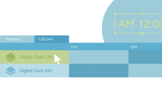 12-hour and 24-hour modes